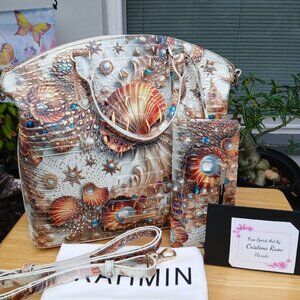 Brahmin Large Duxbury & Ady Wallet NWT Sea Jewel